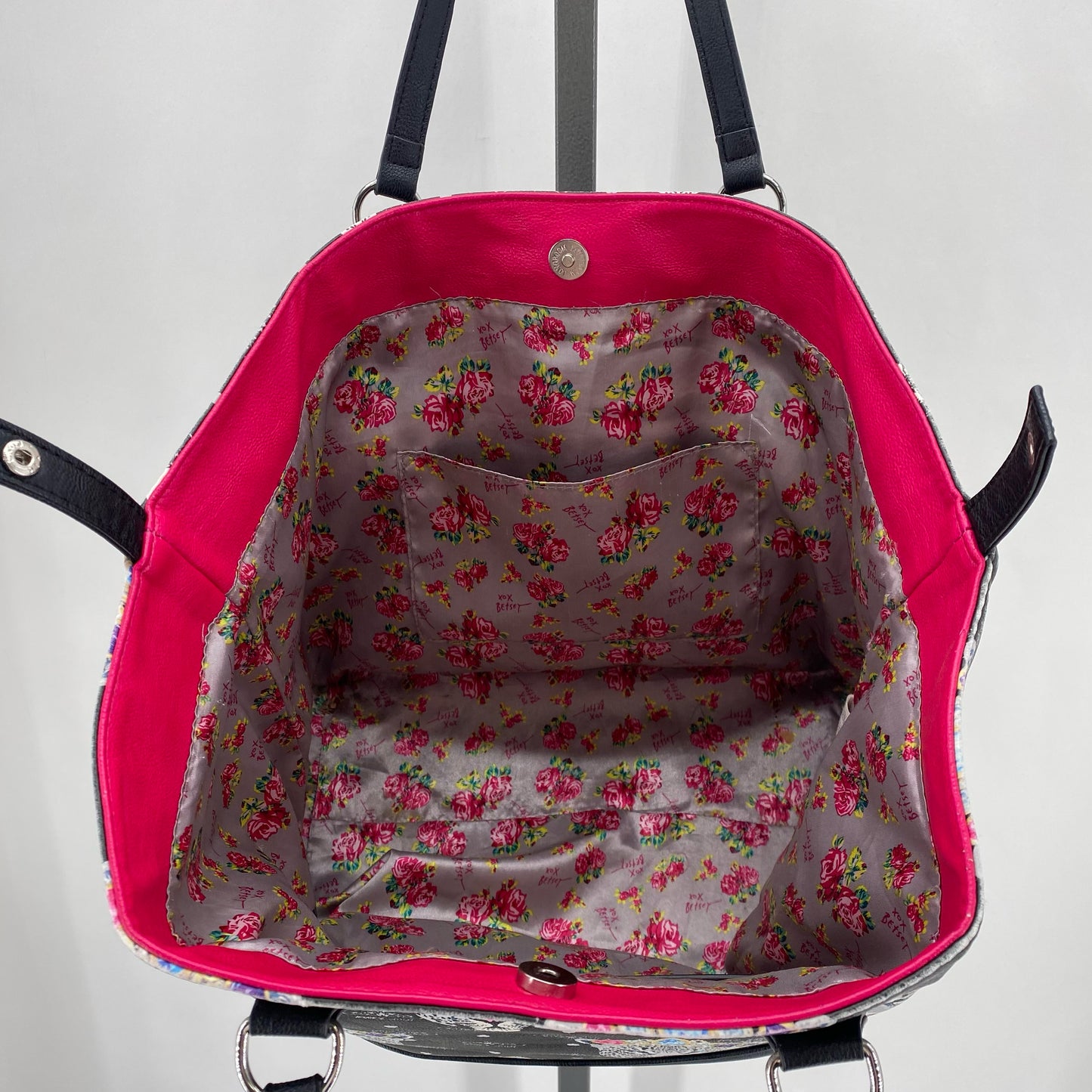Black Betsy Johnson Tote