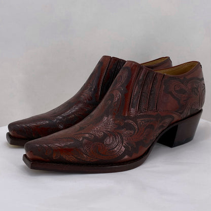 REDDISH BROWN W Shoe Size 7 CHARLIE HORSE shooties/booties