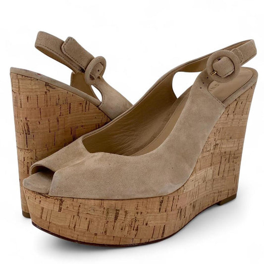 Tan W Shoe Size 8 VERONICA BEARD Wedge