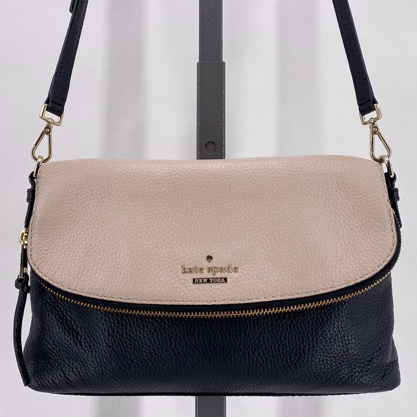 BLACK&CREAM KATE SPADE Leather Cross-body