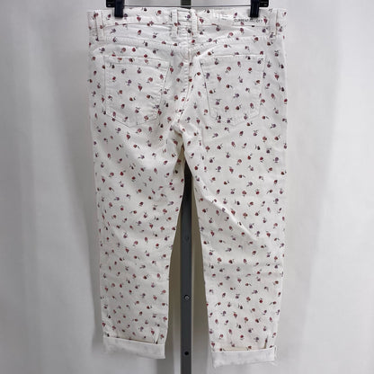 Size 28/6 CURRENT ELLIOTT Floral Denim Pants