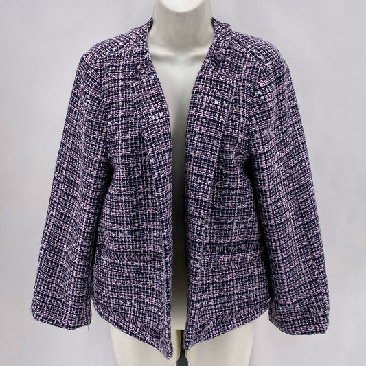 Size 12 ANN TAYLOR FACTORY Tweed Jacket