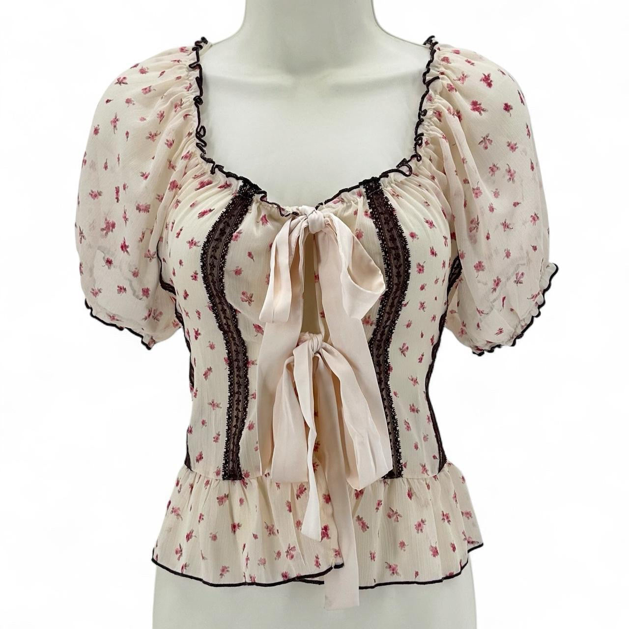 Size L LOLA GRACE FLOWERS Shirt