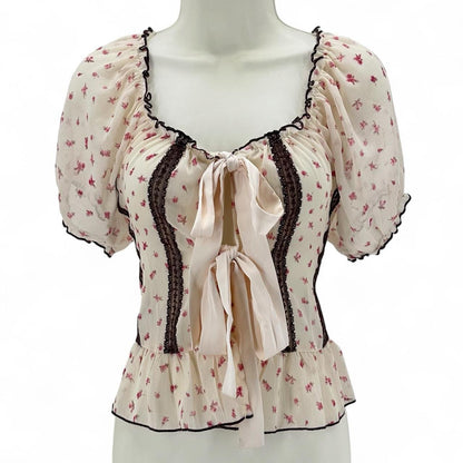 Size L LOLA GRACE FLOWERS Shirt