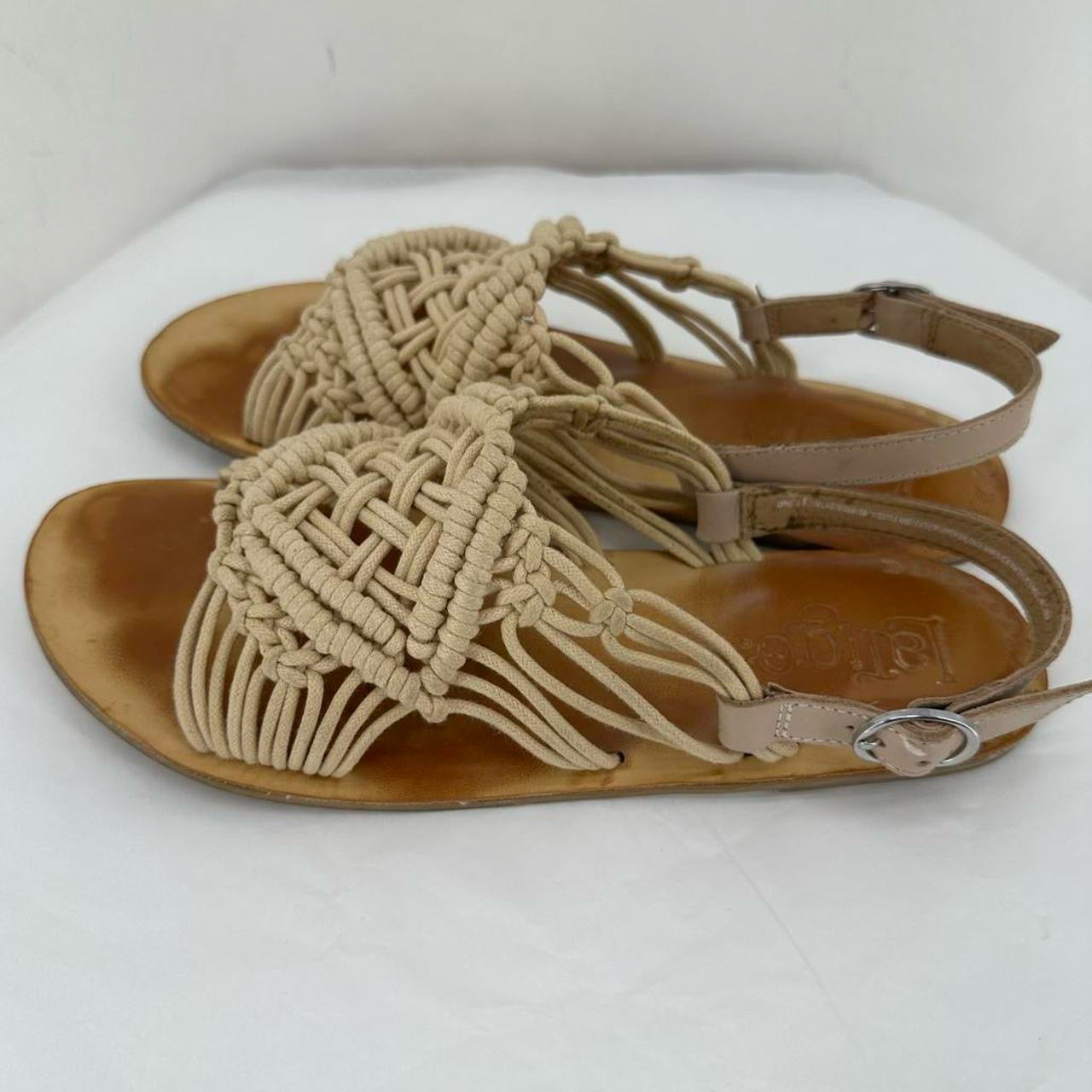 LT TAN W Shoe Size 8.5 LATIGO Sandals