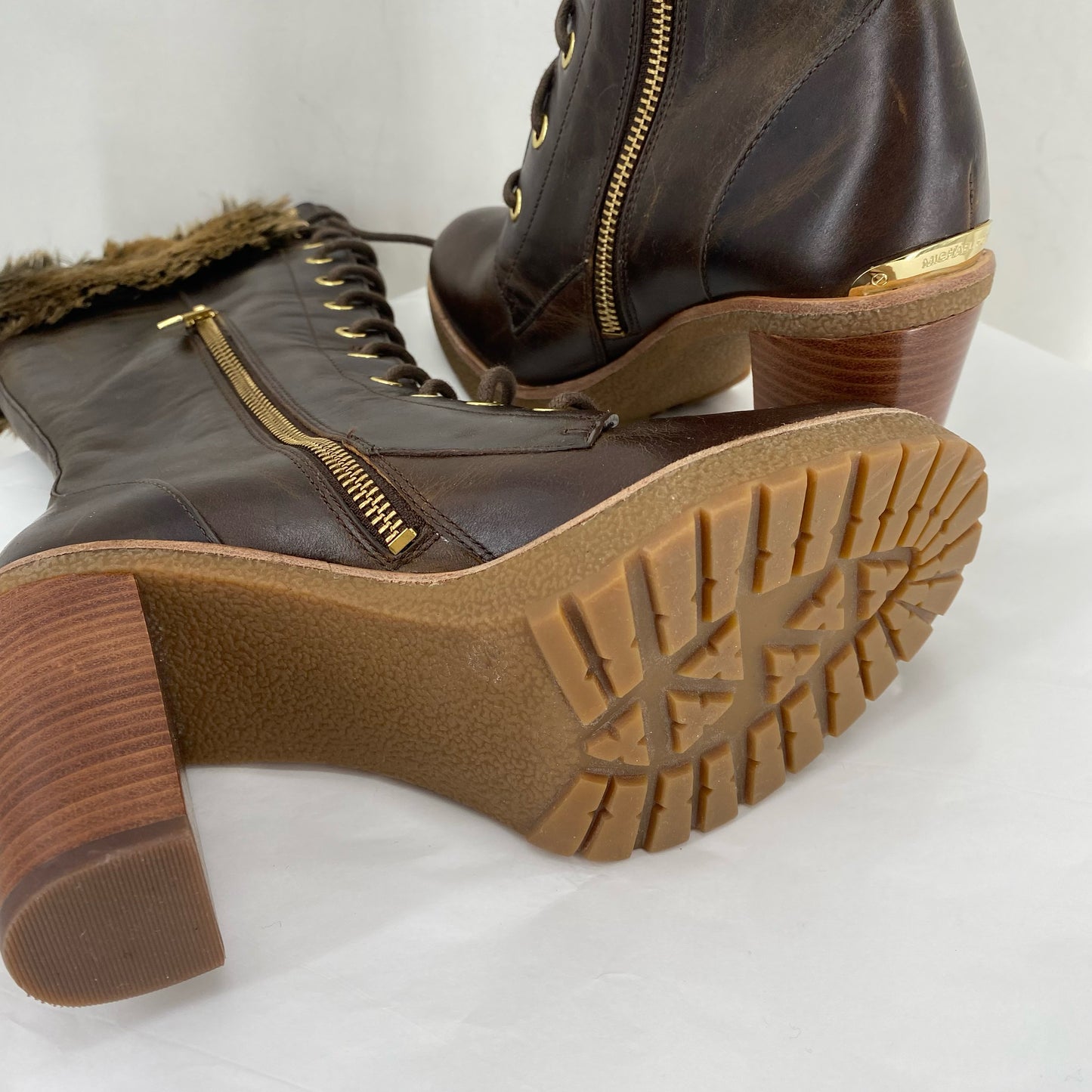 BROWN W Shoe Size 6 MICHAEL KORS Boots