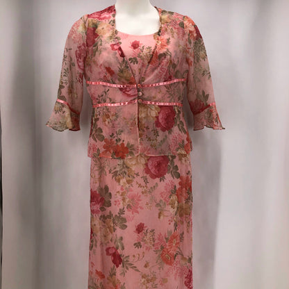 Size M NO TAG Floral 2PC Dress