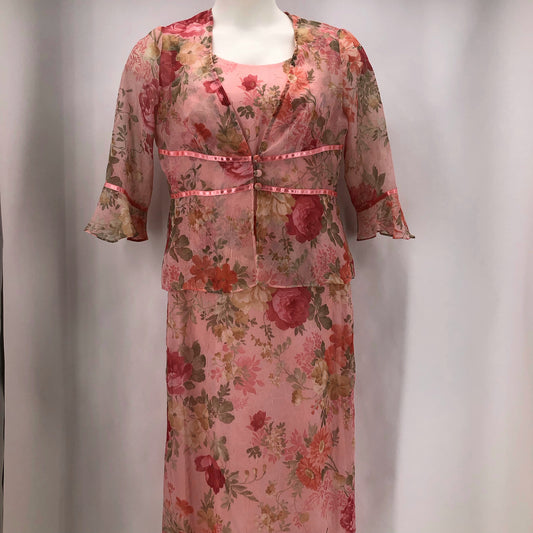 Size M NO TAG Floral 2PC Dress