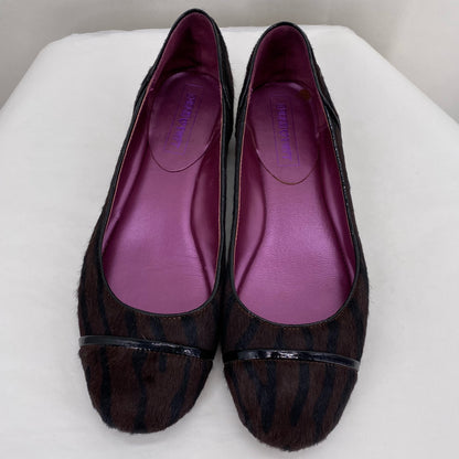 BROWN W Shoe Size 7 COACH Flats