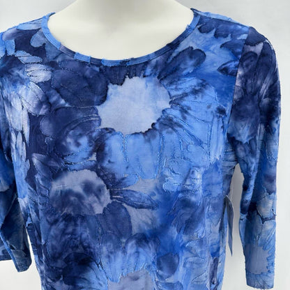 Size L KAREN KANE FLOWERS Shirt