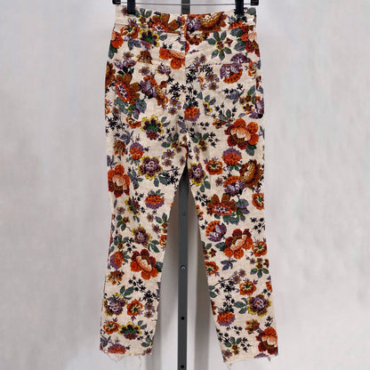 Size 27/4 PILCRO Denim Floral Pants