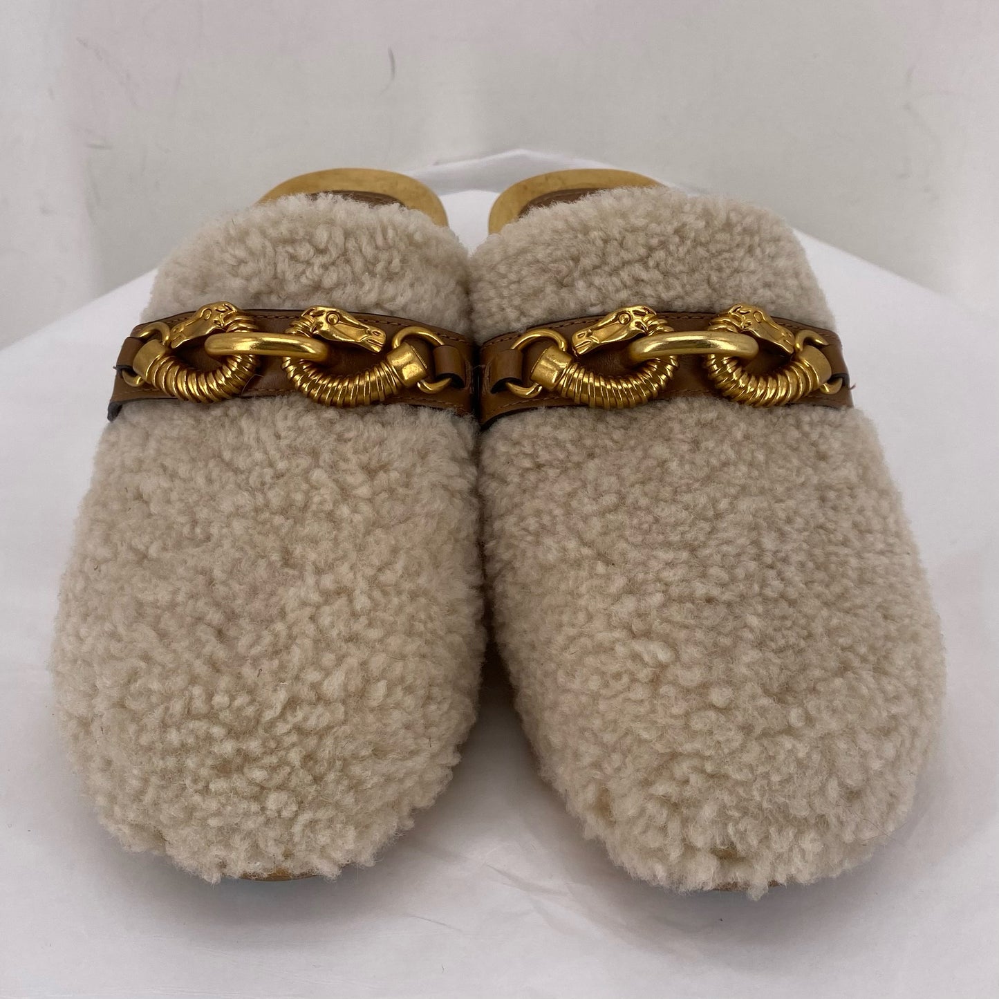 Tan W Shoe Size 7.5 TORY BURCH Flats