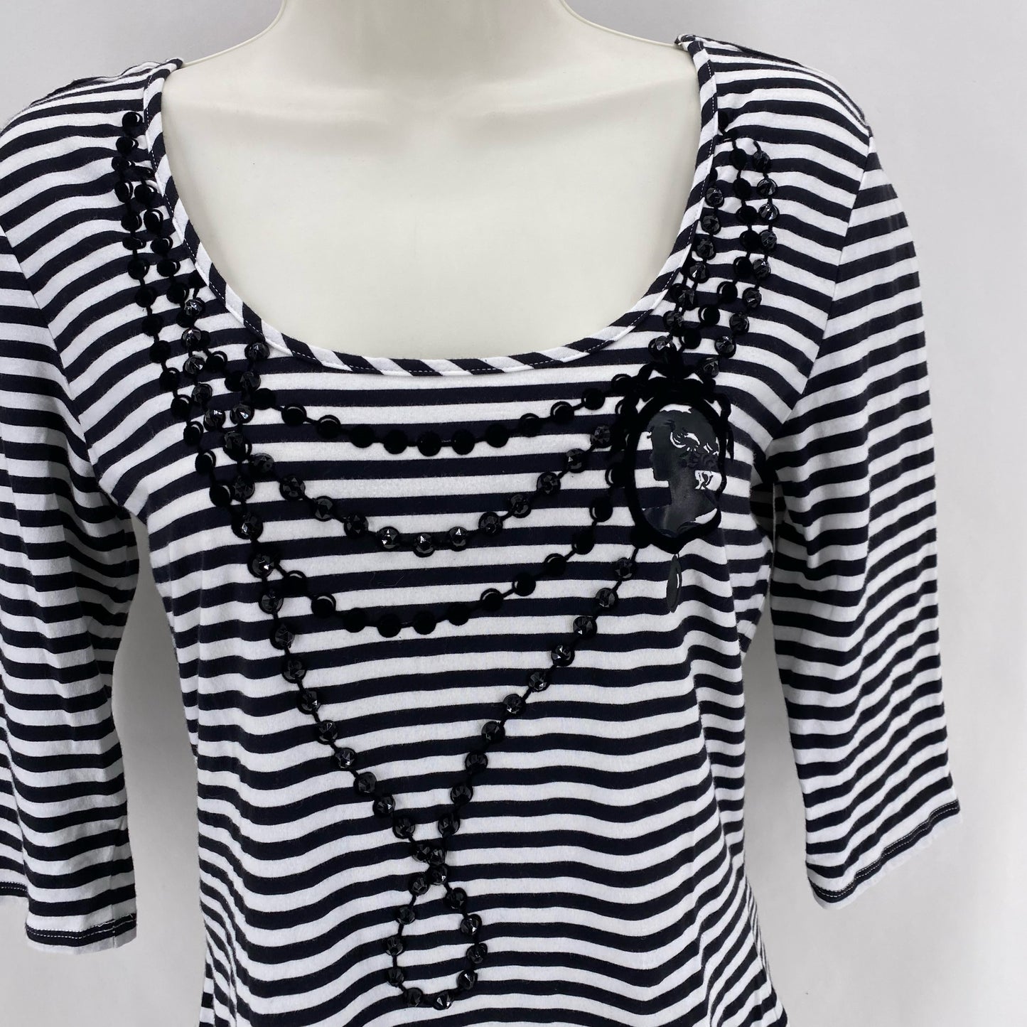 Size S WHITE HOUSE BLACK Stripe Shirt