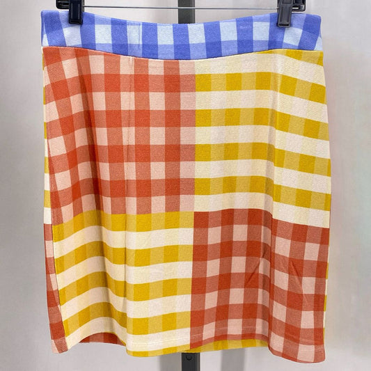 Size M FARM FOR ANTHROPOLOGIE Checkered Skirt