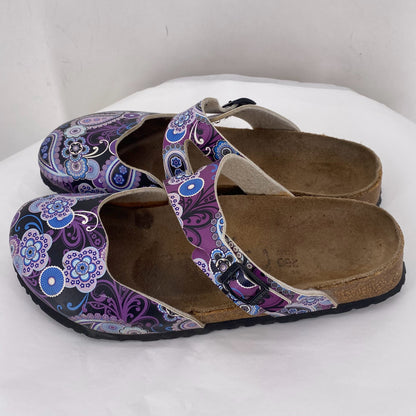 BLACK/PURPLE W Shoe Size 40 BIRKENSTOCK Mules