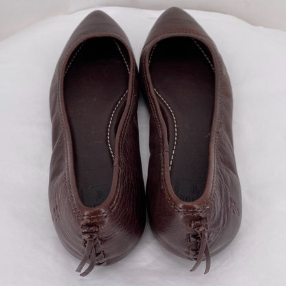 BROWN W Shoe Size 8.5 FRYE Flats