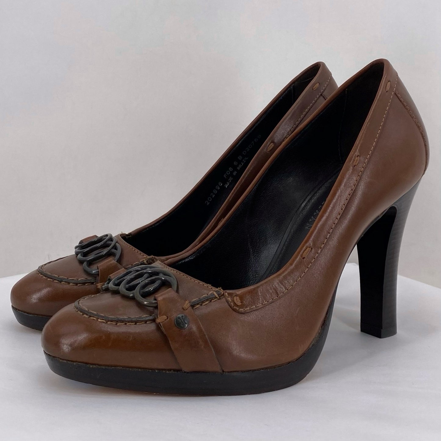 BROWN W Shoe Size 6 COLE HAAN Pumps