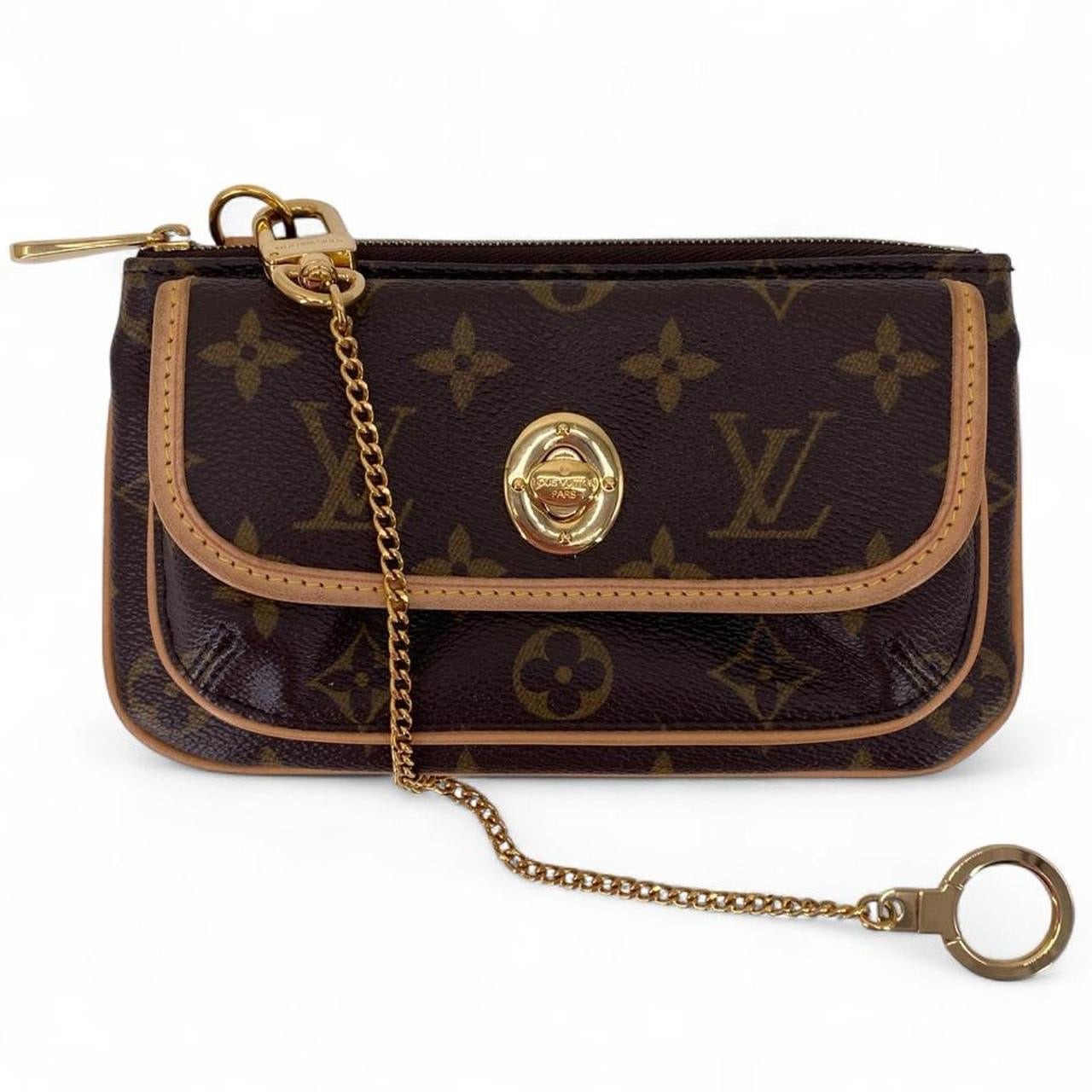 BROWN LOUIS VUITTON Wristlet