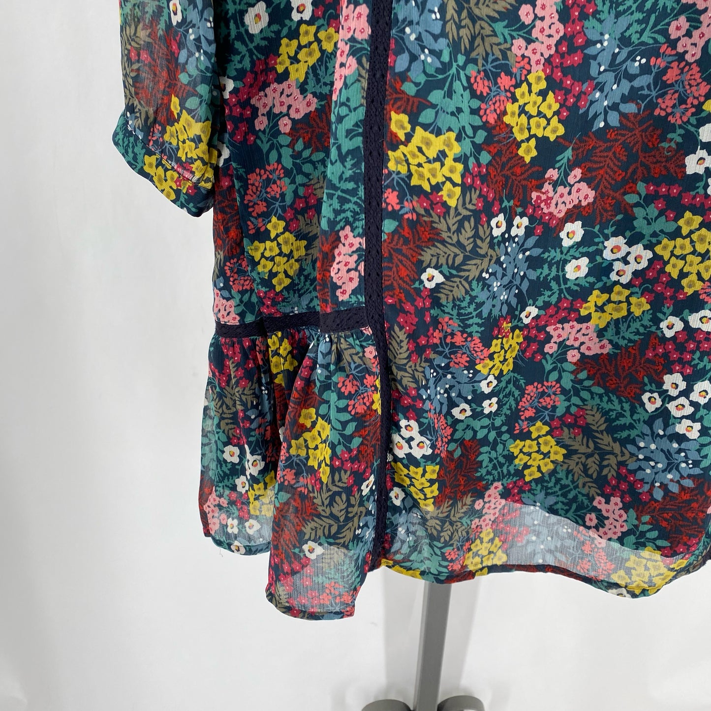 Size S LOFT Polyester Floral Dress