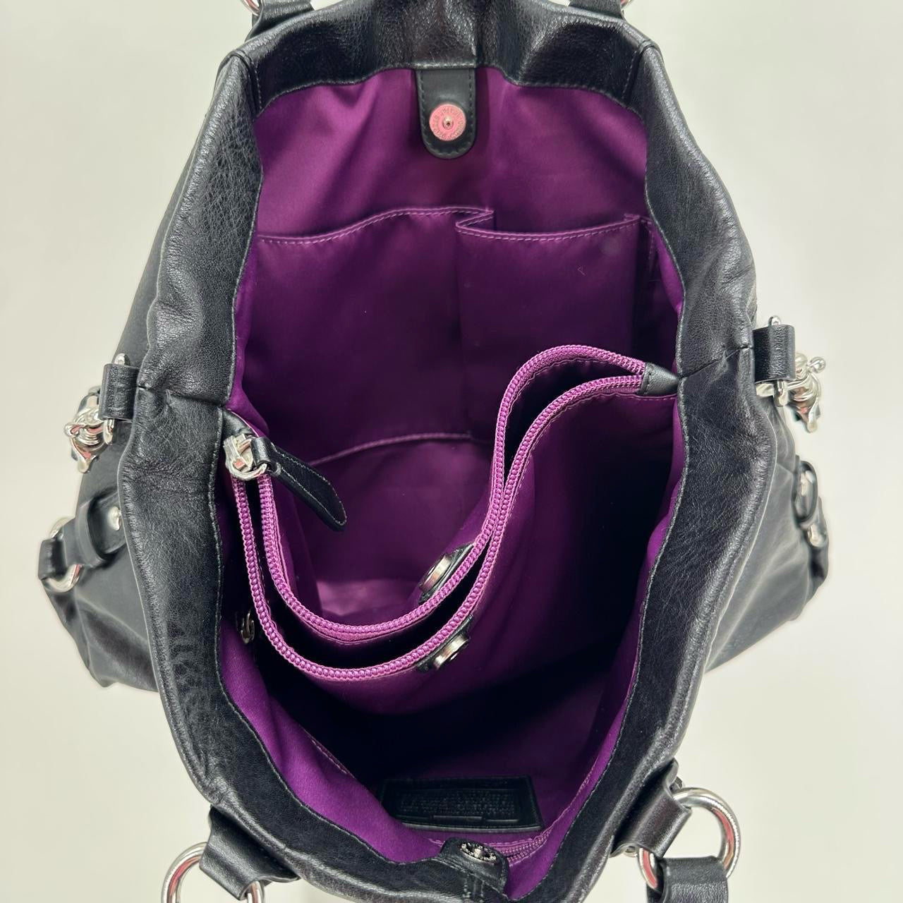 Black COACH Leather Shoulder Bag