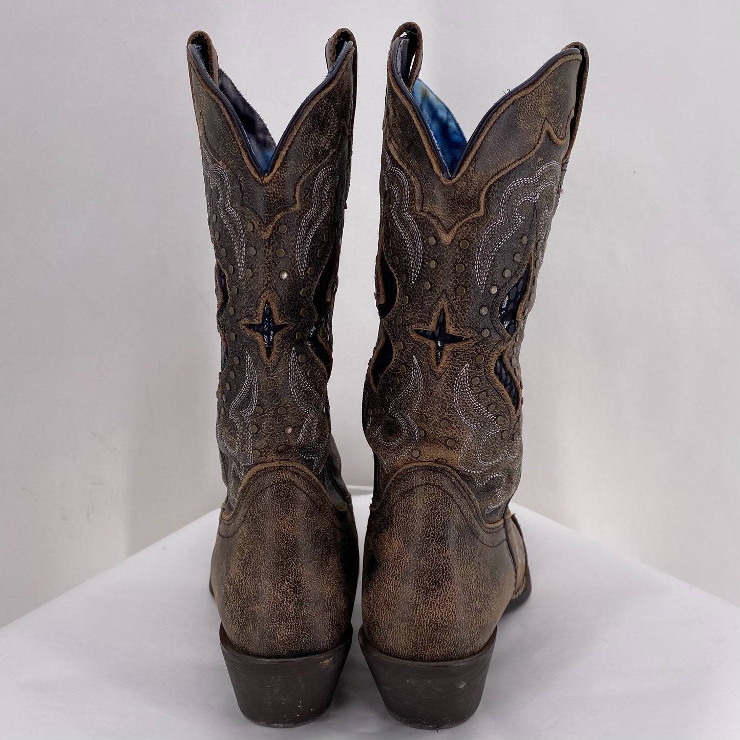 BROWN W Shoe Size 7.5 LAREDO Boots