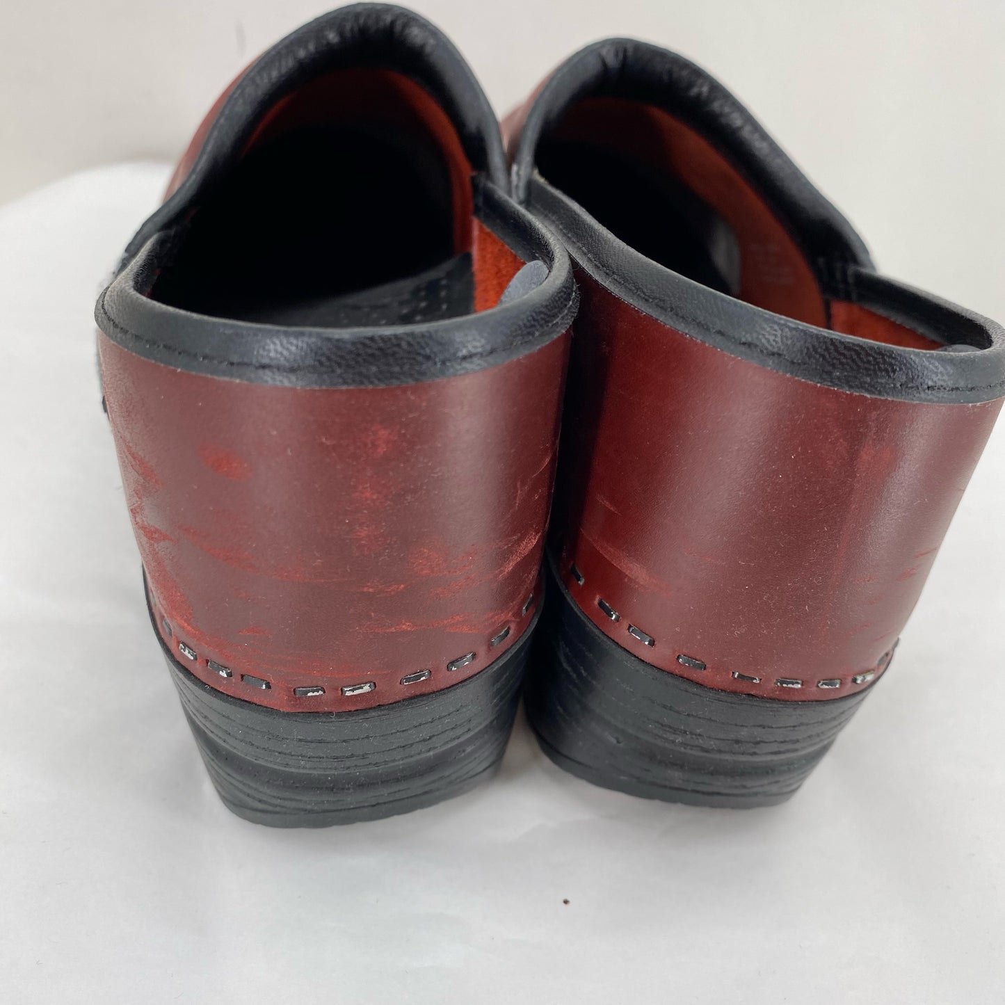 Red W Shoe Size 38 DANSKO Clog