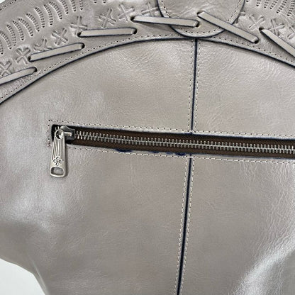 Gray PATRICIA NASH Leather Tote