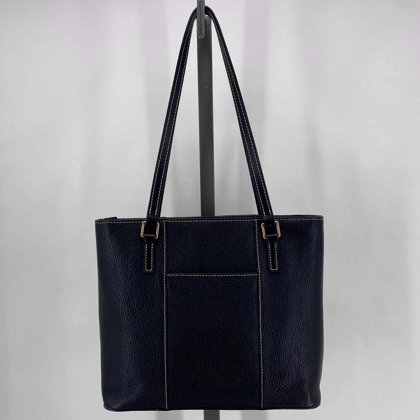 Black DOONEY & BOURKE Leather Pebbeled Leather Shoulder Bag