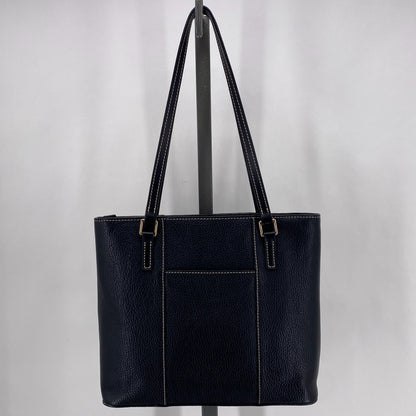 Black DOONEY & BOURKE Leather Pebbeled Leather Shoulder Bag
