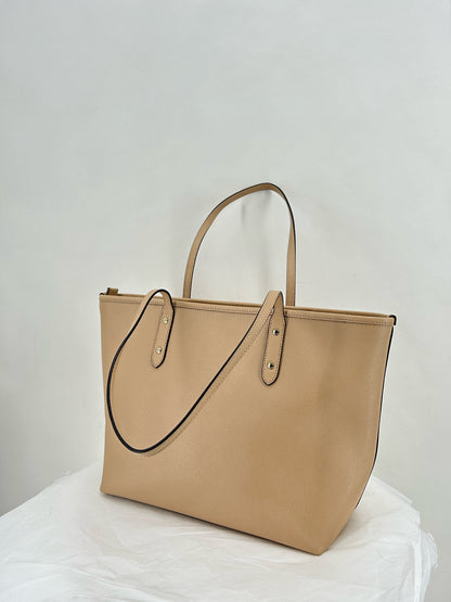 Beige COACH Tote