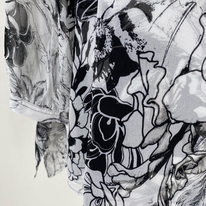 Size L WHITE HOUSE BLACK Floral Shirt