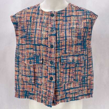 Size 14 CARLISLE Plaid Vest