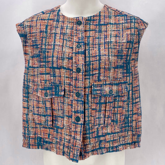 Size 14 CARLISLE Plaid Vest