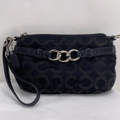 Black COACH Wristlet