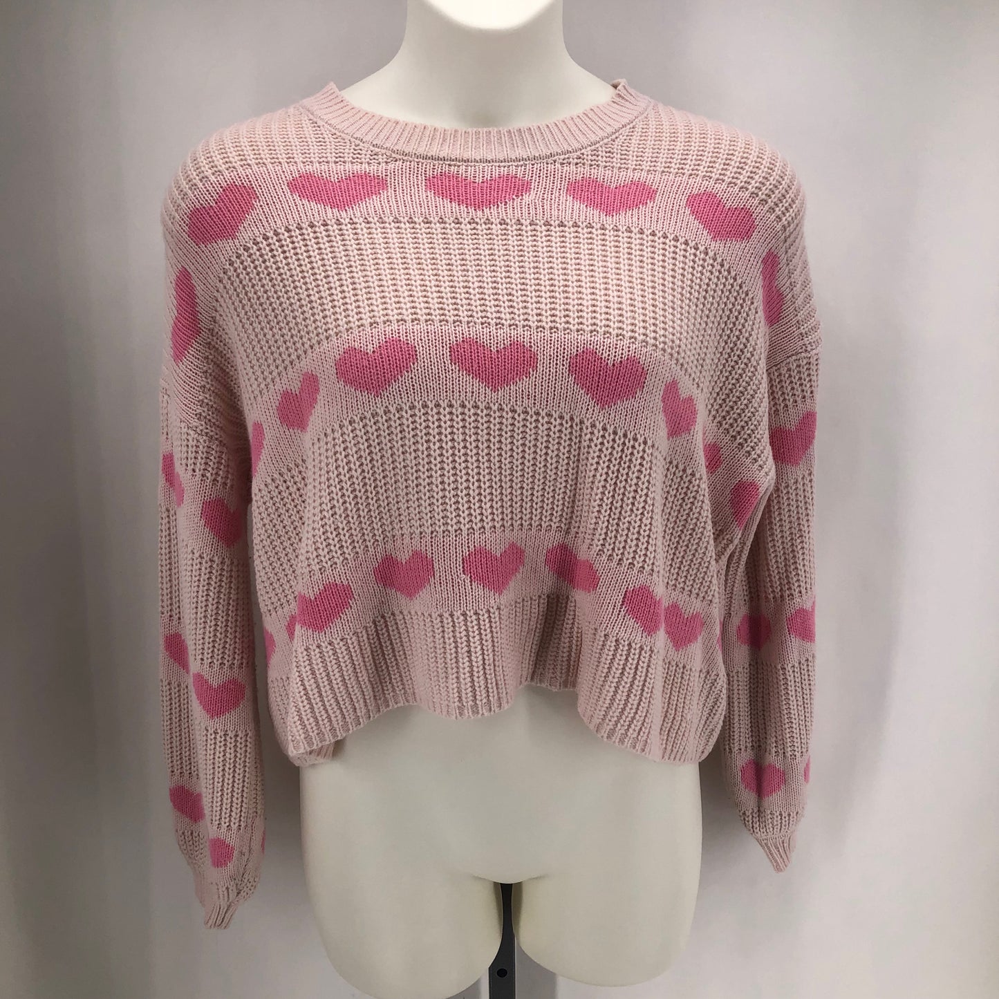 Size L JESSICA SIMPSON HEARTS Sweater