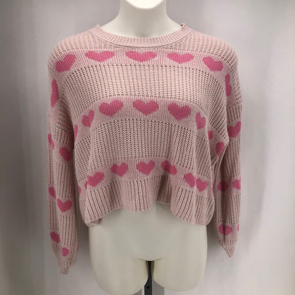 Size L JESSICA SIMPSON HEARTS Sweater