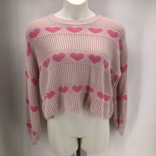 Size L JESSICA SIMPSON HEARTS Sweater