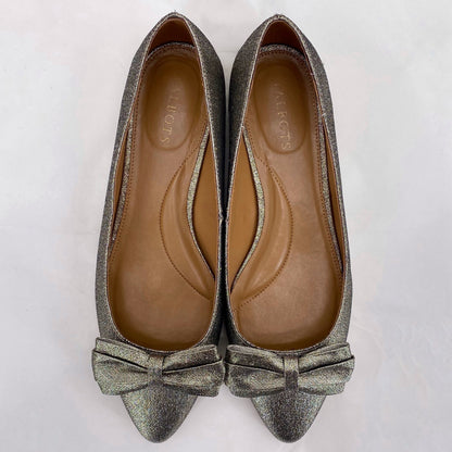 GOLD W Shoe Size 9.5 TALBOTS Flats