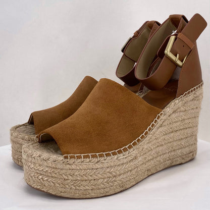 BROWN W Shoe Size 8 MARC FISHER Wedge