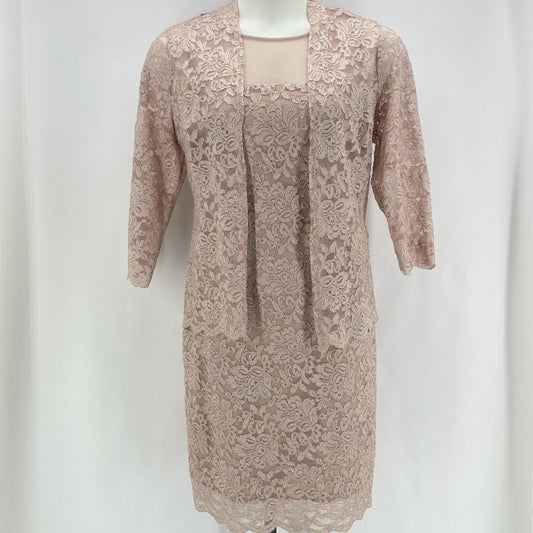 Size 14 ONYX NITE Lace 2PC Dress