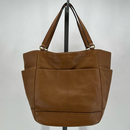 BROWN COACH Leather Tote