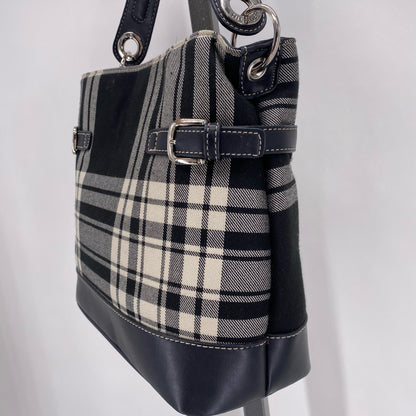 BLACK/WHITE TOMMY HILFIGER Tote