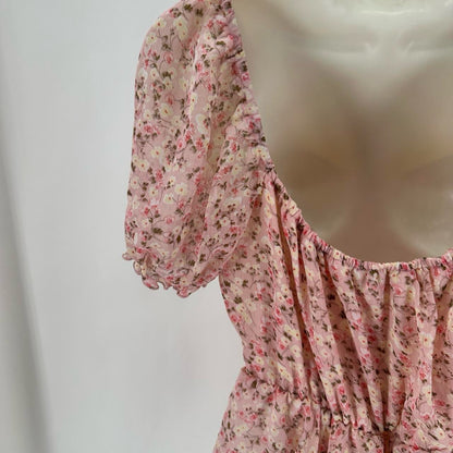 Size L INSPIRED HEARTS FLOWERS Shirt
