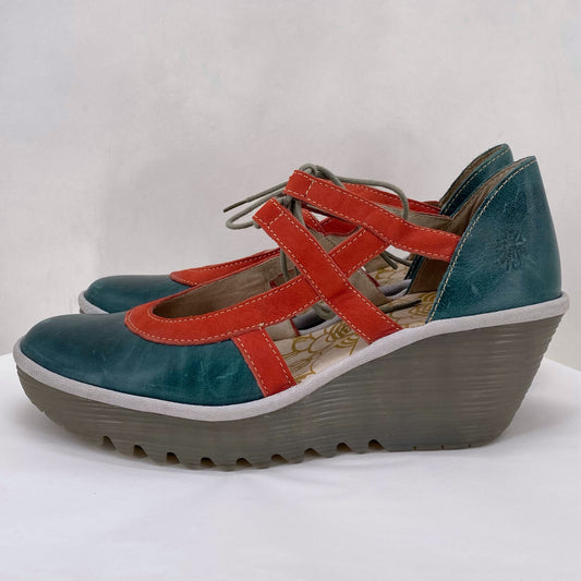 Green W Shoe Size 41 LONDON FLY shooties/booties