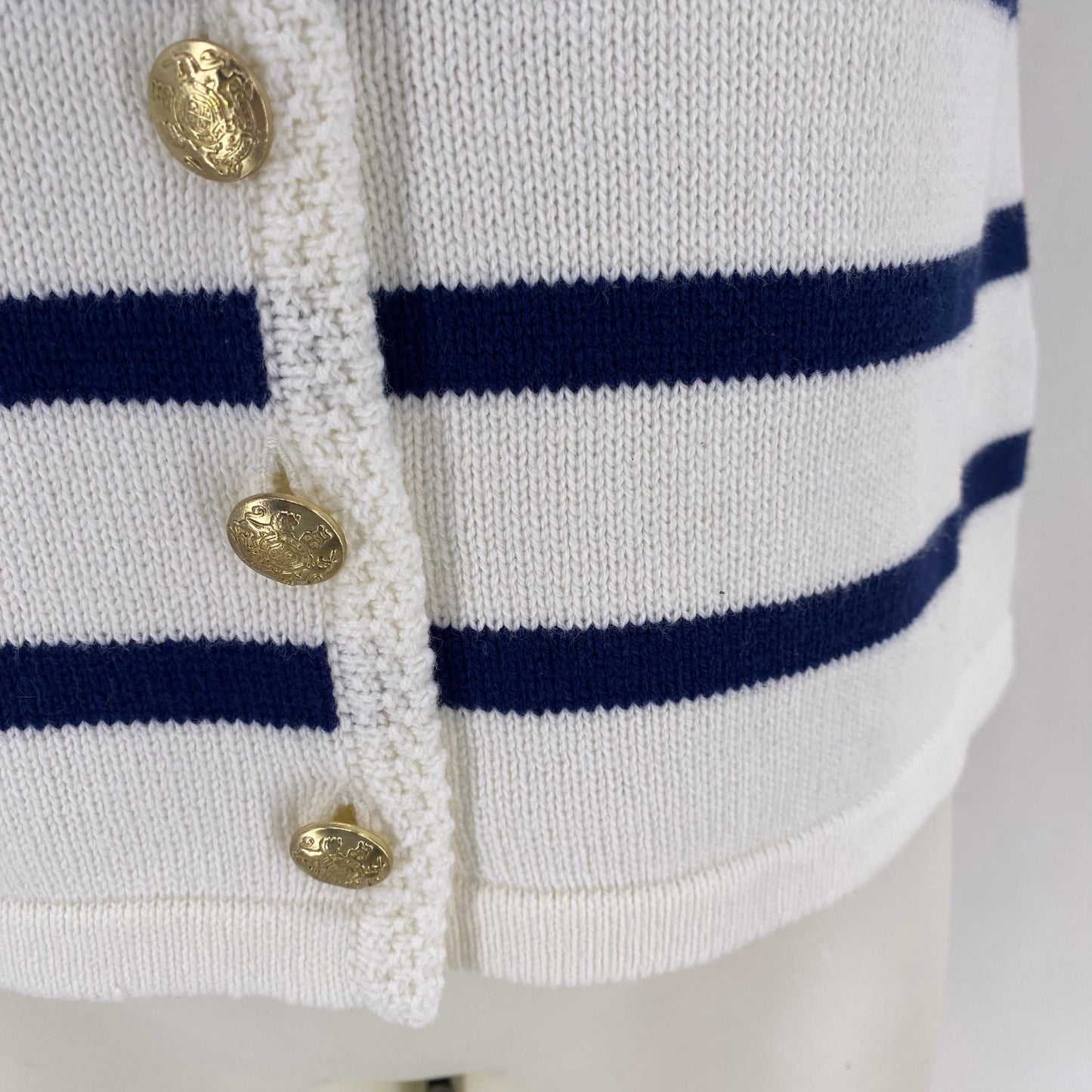 Size S J CREW Stripe Vest