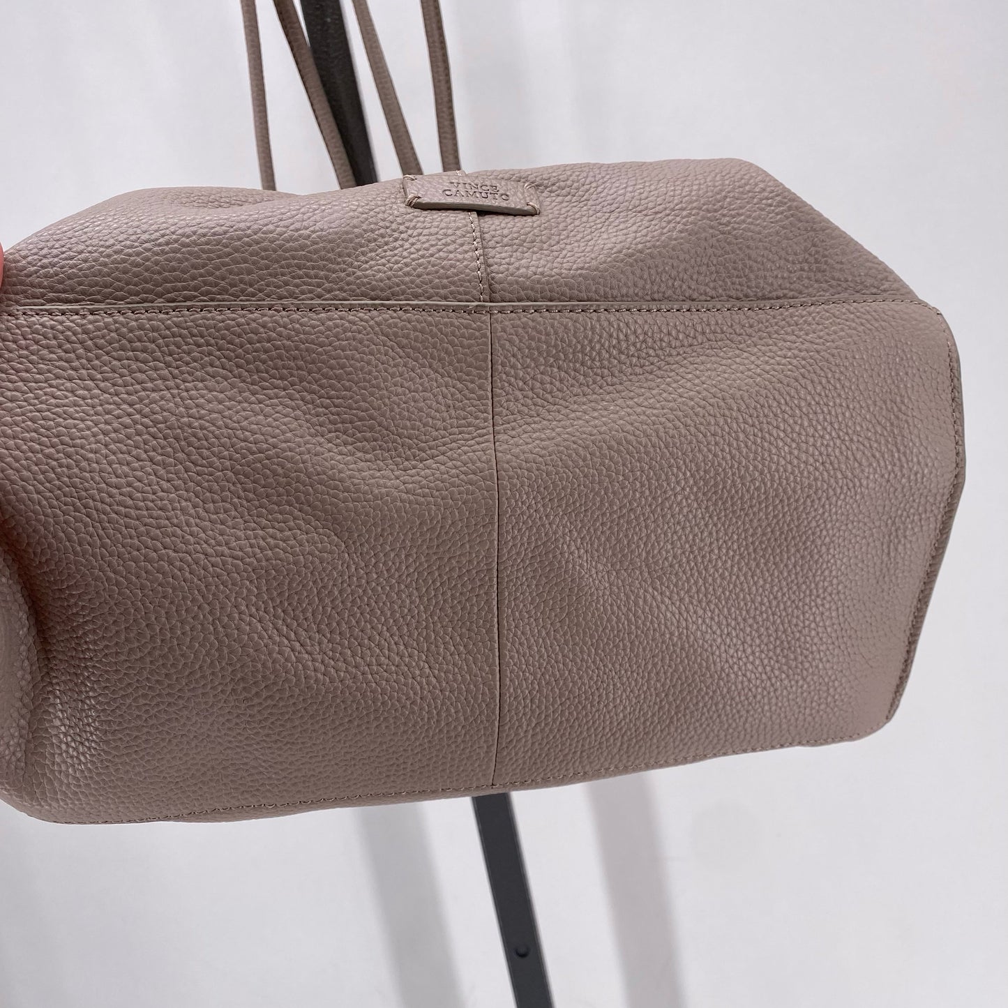 Taupe VINCE CAMUTO Leather Shoulder Bag