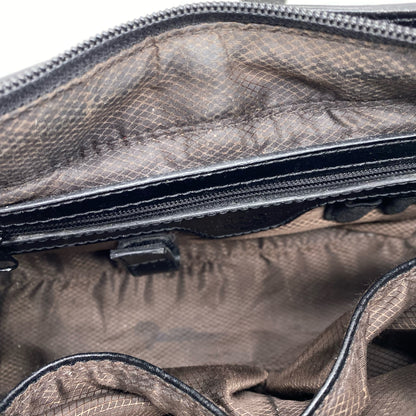 Black M.C. Shoulder Bag