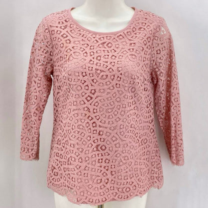 Size 0 J CREW Lace Shirt