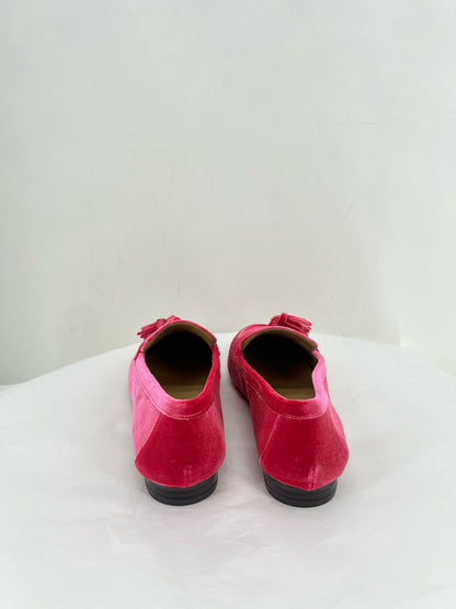 FUSCHIA W Shoe Size 8.5 J CREW Loafer