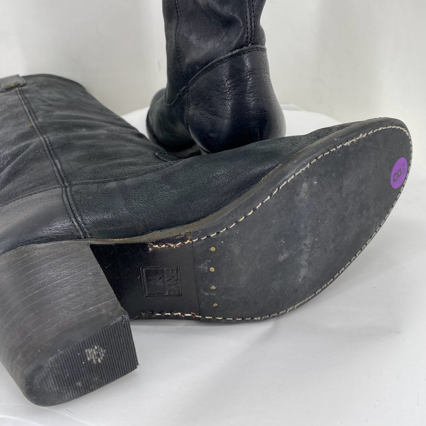 Black W Shoe Size 8 FRYE Boots